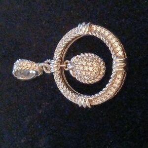 Judith Ripka Sterling and Diamonique Pineapple Enhancer